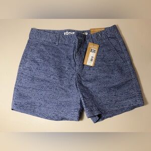 NWT Eddie Bauer women’s Textured Blue Shorts size 6